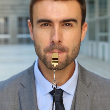 2 свистка из нержавеющей стали со шнурком