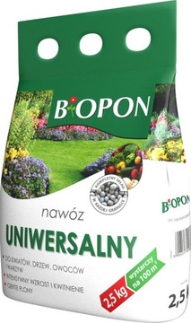 BiOPON nawóz granulat UNIWERSALNY do ogrodu 2,5kg