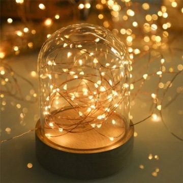 20 МИКРО СВЕТОДИОДНЫХ ПРОВОЛОЧНЫХ СВЕТИЛЬНИКОВ НА БАТАРЕЙКАХ БЕЛЫЙ ТЕПЛЫЙ