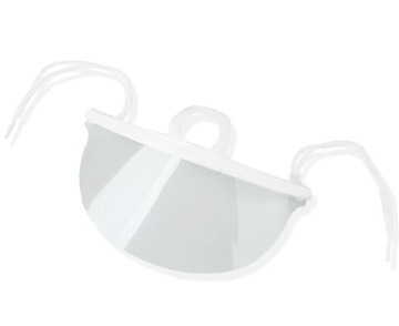 100 x MINI PRZYŁBICA MASKA MASECZKA OCHRONNA TWARZ NOS MEDYCZNA KOSMETYCZNA