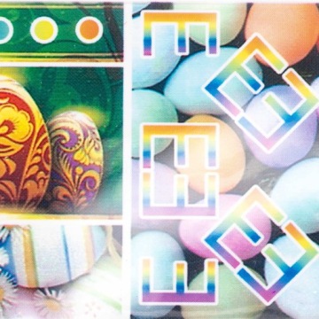 ПАСХАЛЬНАЯ ТРАНСФЕРНАЯ ФОЛЬГА ДЛЯ МАНИКЮРА НОГТЕЙ 100 см