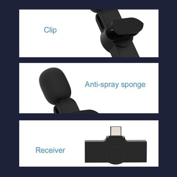 Петличный микрофон Type-C Bluetooth 5.0