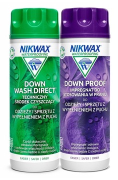 Nikwax DOWN PROOF+WASH do kurtek puchowych śpiwora