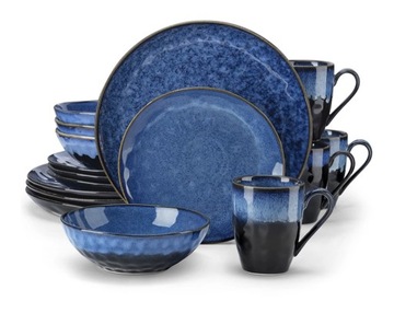 SERWIS OBIADOWY VANCASSO ZESTAW DLA 12 OSÓB 48 EL PREZENT KAMIONKA ŚWIĘTA