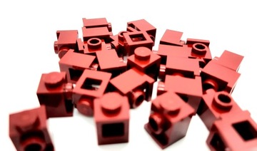 Lego 4070 Brick 1x1 Dark Red 25szt. Nowe