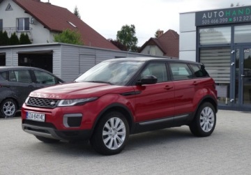 Land Rover Range Rover Evoque I SUV 5d Facelifting 2.0D TD4 180KM 2016 Land Rover Range Rover Evoque 2.0D 180KM 4X4 Automat Skora Alu Super Stan, zdjęcie 5