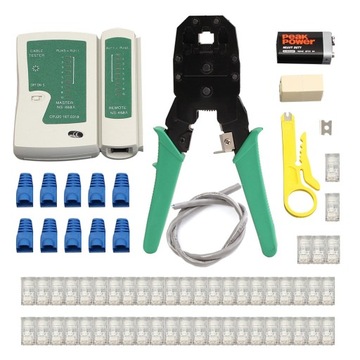 TESTER KABLI TESTER ŚCIĄGACZ ZACISKARKA RJ45 RJ11