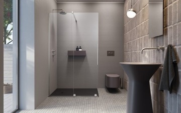 Стенка кабины RADAWAY Furo 140x200 ЛЕВАЯ