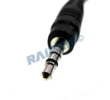 Адаптер на кабеле с вилкой JACK. 4 контакта – 3x RCA