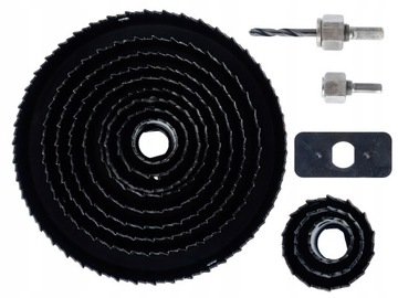 Кольцевая пила, 8 ножей, 22-65 мм, BGS