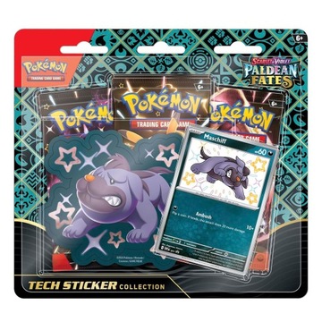 Pokemon TCG Scarlet Violet Paldean Fates Tech Sticker Maschiff