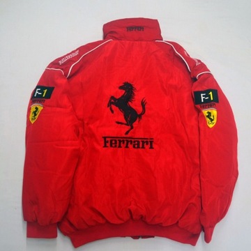 Nowy czerwon-czarnyERRARI EXCLUSIVE JACKET garnitur F1 Team Racing