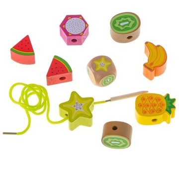 Игра-головоломка: балансирующий ежик, нанизывающий фрукты