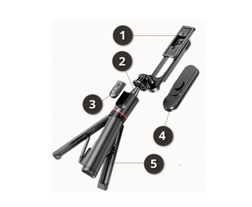 Селфи палка, фотодержатель для телефона, штатив.