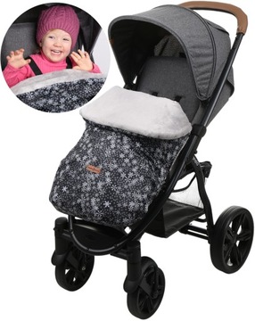 ŚPIWOREK DO WÓZKA SPACEROWEGO SPACERÓWKI NIEPRZEMAKALNY UNIWERSALNY BABYMAM