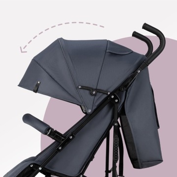 Ходунки-зонтики - MoMi AKIRA GREY - СУМКА ИЗ ФОЛЬГИ MOSQUITO BASKET