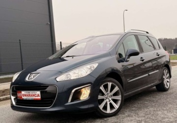 Peugeot 308 I SW Facelifting 1.6 VTI 120KM 2013 Peugeot 308 FAMILY PanoramicznyDach 1.6i 120ps Bezwypadkowy Serwisowany TOP, zdjęcie 1