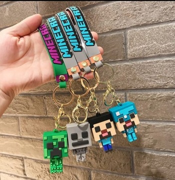 BRELOK MINECRAFT 3D BRELOCZEK WISIOR ZAWIESZKA