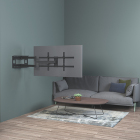 Твердое КРЕПЛЕНИЕ для ТВ 43–80 ДЮЙМОВ, СВЕРХДЛИННЫЕ РУКИ, 101 см, вес до 60 кг.