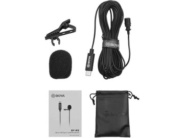 Boya BY-M3 — петличный микрофон с разъемом USB-C