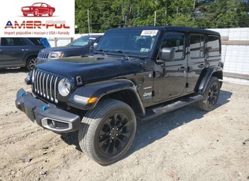Jeep Wrangler IV 2022 Jeep Wrangler Unlimited Sahara 4XE 2022 2.0l 2.0 Hybryda 375KM