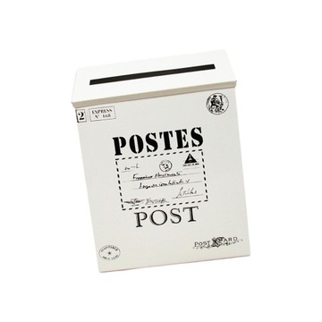 Pudełko na gazety Retro o dużej pojemności Pudełko na sugestie ścienne,