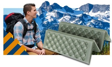 ИЗОЛЯЦИОННЫЙ ТЕРМОКОВИК, СКЛАДНОЙ ДЛЯ СИДЕНЬЯ, ТУРИСТИЧЕСКИЙ ДЛЯ КЕМПИНГА, ПИКНИКА