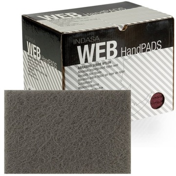 WŁÓKNINA ŚCIERNA ARKUSZ INDASA MIX KOLORÓW 3 SZT