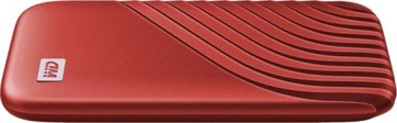 Внешний SSD-накопитель WD My Passport 500 ГБ красный