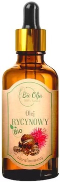 BioOlja BIO Olej rycynowy tłoczony na zimno nierafinowany Indie 50ml włosy