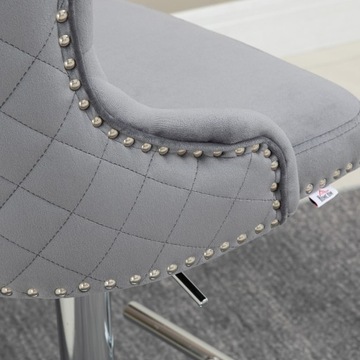 Комплект из 2 барных стульев, вращающихся стульев, регулируемая высота, современный стиль.