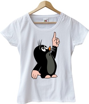 Krecik koszulka damska t-shirt AHOJ roz. S