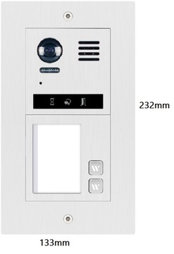 WIDEODOMOFON VIDEODOMOFON DOMOFON DWURODZINNY 7''