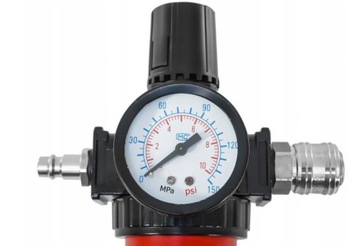 РАЗДЕЛИТЕЛЬ ФИЛЬТРА ВОЗДУШНОГО РЕДУКТОРА ДЛЯ КОМПРЕССОРА РЕЗЬБА 1/2, РЕГУЛЯТОР 10 БАР