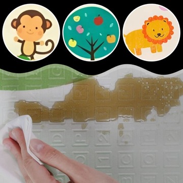 ОБРАЗОВАТЕЛЬНЫЙ КОВРИК ДЛЯ ДЕТЕЙ, ДВУХСТОРОННИЙ ПЕН, ДЛЯ ИГР ДЕТЕЙ, 200Х180