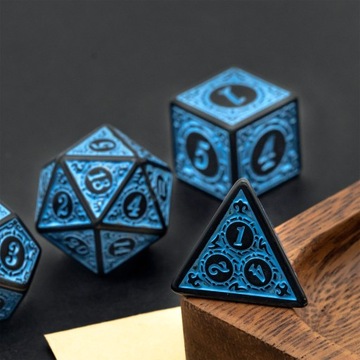 ŚWIĄTYNIA WODY ZESTAW 7 KOŚCI KOSTEK RPG