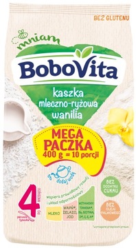 BOBOVITA KASZKA mleczno ryżowa wanilia 400g