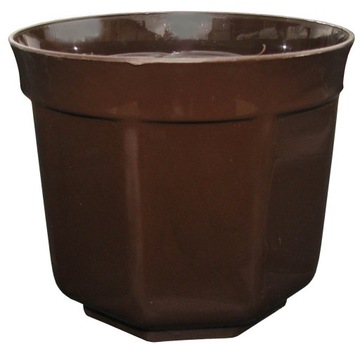 OSŁONKA 13 BRĄZOWA OZDOBNA DO DONICZEK