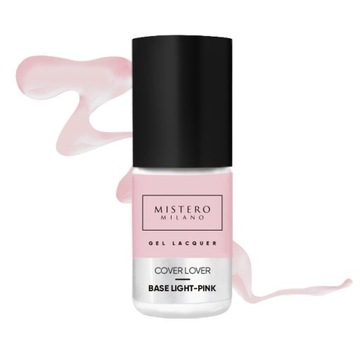 BAZA HYBRYDOWA do paznokci Cover Lover Light Pink Mistero Milano 7 ml 1112