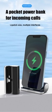 Mini Power Bank 5000 мАч, внешняя быстрая зарядка