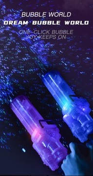 Пистолет для пузырей Машина BUBBLES LARGE 21 ОТВЕРСТИЕ