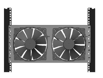 R-CASE - 200 Панель FAN \ монтажная база дополнительного охлаждения для RACK 19