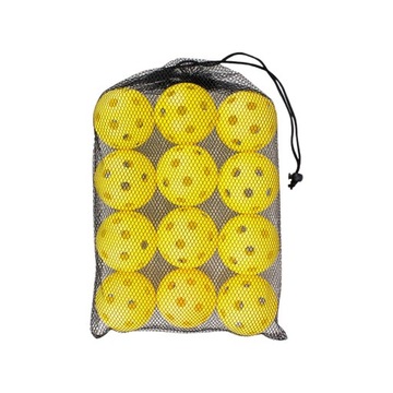 12 sztuk Pickleball Balls Professional z 26 żółtymi