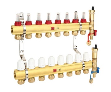 РАСПРЕДЕЛИТЕЛЬ 8 ДЛЯ НАПОЛЬНОГО ОТОПЛЕНИЯ