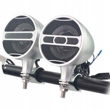 Усилитель FM MP3-радио для мотоцикла, серебристый