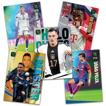 ФУТБОЛЬНЫЕ КАРТОЧКИ TOP CLASS 2024 FAT PACK 10 ПАКЕТОВ 240 + 20 ГОЛО-карточек