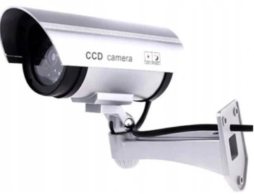 DUŻA KAMERA ATRAPA IR LED ZEWNĘTRZNA DZIEŃ NOC MOC