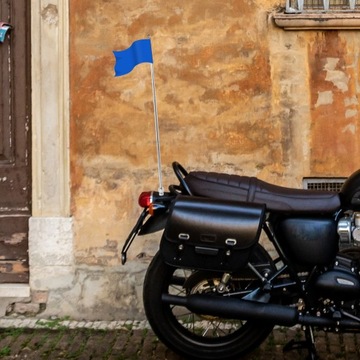 Флагшток для велосипеда. Держатель для флага на руле.