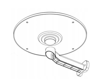 Походная телевизионная антенна DVB-T2 для прицепов, кемперов, с питанием от USB A8S
