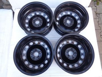 4× DISK OCELOVÝ VOLKSWAGEN OE 5Q0601027BG 6.5" X 16" 5X112 ET 46